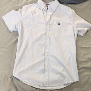U.S. Polo Assn. Light Blue Short Sleeve Polo Shirt